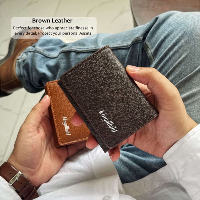 Wallet for Men & Women with Cash Pocket 10 Card Slots and Hidden Compartments
