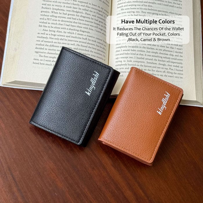 Wallet for Men & Women with Cash Pocket 10 Card Slots and Hidden Compartments